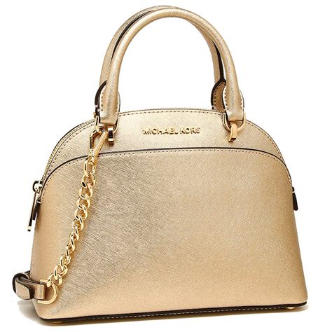 michael kors satchel handbag with gold trimming|Michael Kors satchel on sale.